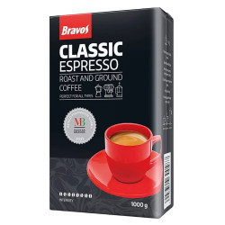 Kávé őrölt, 1000g, Classic Espresso Bravos