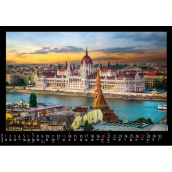 Falinaptár képes 460x320mm, Budapest Realsystem 2027.