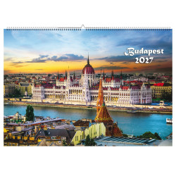 Falinaptár képes 460x320mm, Budapest Realsystem 2027.