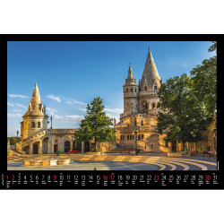 Falinaptár képes 460x320mm, Budapest Realsystem 2027.