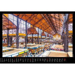 Falinaptár képes 460x320mm, Budapest Realsystem 2027.