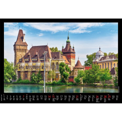 Falinaptár képes 460x320mm, Budapest Realsystem 2027.