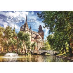 Falinaptár képes 460x320mm, Budapest Realsystem 2026. Író- irodaszer, papíráru Realsystem