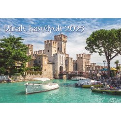 Falinaptár képes 460x320mm, Várak, kastélyok Realsystem 2026. Író- irodaszer, papíráru Realsystem