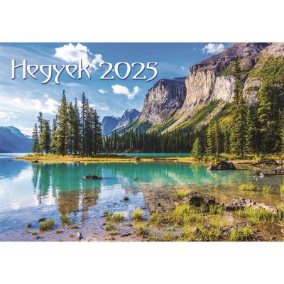 Falinaptár képes 460x320mm, Hegyek Realsystem 2026. Falinaptár képes 460x320mm, Hegyek Realsystem 2026.