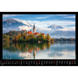 Falinaptár képes 460x320mm, Hegyek Realsystem 2027.