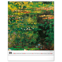 Falinaptár képes  480×560mm Impressionism  Realsystem 2027.