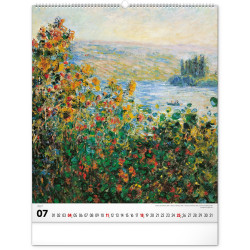 Falinaptár képes  480×560mm Impressionism  Realsystem 2027.