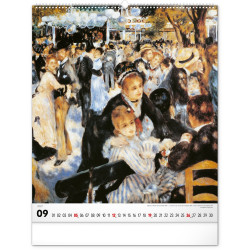 Falinaptár képes  480×560mm Impressionism  Realsystem 2027.