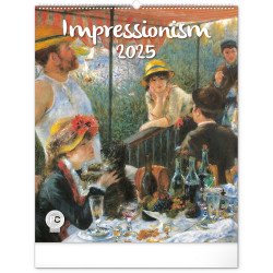 Falinaptár képes  480×560mm Impressionism  Realsystem 2026. Író- irodaszer, papíráru Realsystem