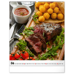 Falinaptár képes  480×560mm Gourmet  Realsystem 2027.