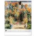 Falinaptár képes  480×560mm Claude Monet  Realsystem 2027.
