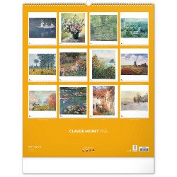 Falinaptár képes  480×560mm Claude Monet  Realsystem 2026. Író- irodaszer, papíráru Realsystem