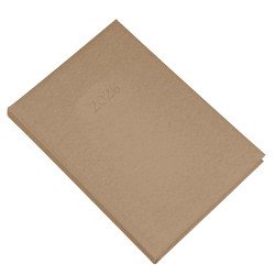 Határidőnapló Standard B/5, napi fehér lapokkal drapp Realsystem 2026. Író- irodaszer, papíráru Realsystem