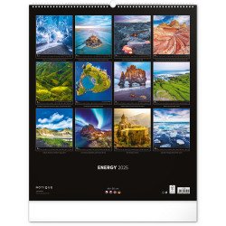 Falinaptár képes  480×560mm Energy  Realsystem 2026. Író- irodaszer, papíráru Realsystem