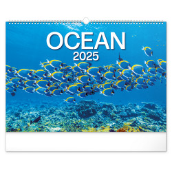Falinaptár képes  480×330mm Ocean Wildlife Realsystem 2026. Író- irodaszer, papíráru Realsystem
