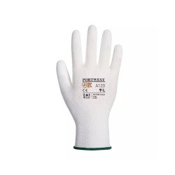 Kesztyű precíziós PU mártott tenyérrel 2XL-es méret A120 Portwest fehér Iroda üzemeltetés, munkavédelem Egyéb