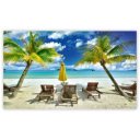 Speditőr naptár 3 tömb, 3 hónap Medium Classic 350 × 755 mm, fehér lapokkal Tengerpart Dayliner 2026.