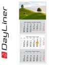 Speditőr naptár 3 tömb, 3 hónap SP-30 330 × 760 mm, fehér lapokkal Hangulat Dayliner 2026.