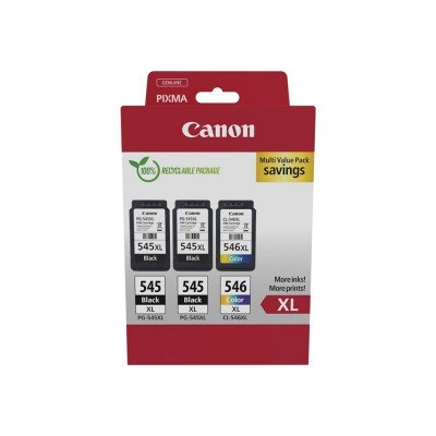 Canon 2x PG545XL + CL546XL tintapatron multipack ORIGINAL Canon 2x PG545XL + CL546XL tintapatron multipack ORIGINAL