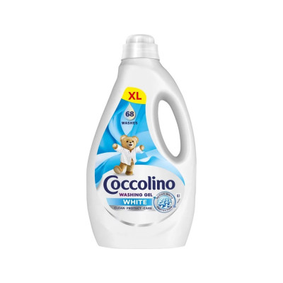 Mosógél 2,72 liter (68 mosás) fehér ruhákhoz Coccolino Care Mosógél 2,72 liter (68 mosás) fehér ruhákhoz Coccolino Care