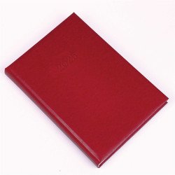 Határidőnapló Standard B/5, napi fehér lapokkal bordó Realsystem 2026. Író- irodaszer, papíráru Realsystem