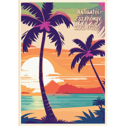 Hallgatói zsebkönyv A5, 145mmx205mm, fehér lapokkal tropical 2025/2026 Realsystem Író- irodaszer, papíráru Realsystem