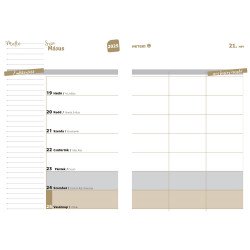 Hallgatói zsebkönyv A5, 145mmx205mm, fehér lapokkal pagoda 2026/2027 Realsystem Író- irodaszer, papíráru Realsystem