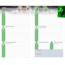 Diák zsebkönyv 125mmx205mm, fehér lapokkal 2026/2027 native Realsystem