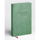 Tanári határidőnapló A5, műbőr 150mmx210mm, fehér lapokkal világoszöld 2026/2027 Realsystem