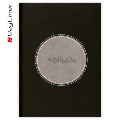 Határidőnapló Central A5 napi, fehér lapokkal fekete - szürke Dayliner 2026. Határidőnapló Central A5 napi, fehér lapokkal fekete - szürke Dayliner 2026.