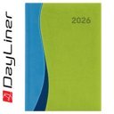 Határidőnapló Dubai A5 heti, fehér lapokkal kék-zöld Dayliner 2026.