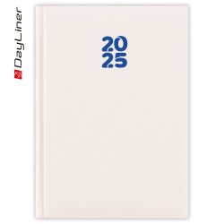 Határidőnapló Pannon A5 heti, fehér lapokkal fehér Dayliner 2026. Író- irodaszer, papíráru Dayliner
