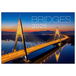 Falinaptár képes 450 × 315 mm, Bridges Dayliner 2026. Író- irodaszer, papíráru Dayliner