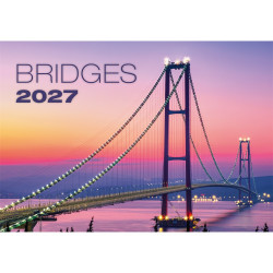 Falinaptár képes 450 × 315 mm, Bridges Dayliner 2027.