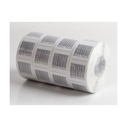 Etikett címke áruvédelmi (RF címke) álvonalkóddal 40x40mm, tekercses 1000 címke/tekercs Író- irodaszer, papíráru Egyéb