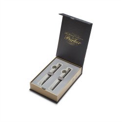 Golyóstoll+töltőtoll bronz test, fekete klipsz Parker Royal IM Monochrome Író- irodaszer, papíráru Parker