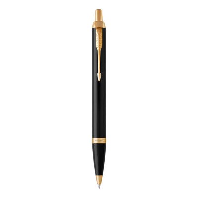 Golyóstoll fekete test, arany klipsz 1931666 Parker Royal IM, írásszín kék Golyóstoll fekete test, arany klipsz 1931666 Parker Royal IM, írásszín kék