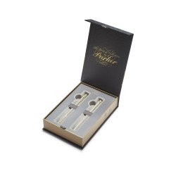 Golyóstoll+töltőtoll pezsgő test, arany klipsz Parker Royal IM Monochrome Író- irodaszer, papíráru Parker