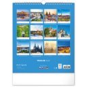 Falinaptár képes  300x340mm Prague Realsystem 2026.