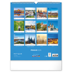 Falinaptár képes  300x340mm Prague Realsystem 2026. Író- irodaszer, papíráru Realsystem