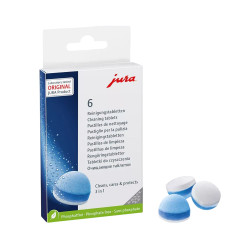 Tisztítótabletta kávéfőzőhöz Jura 6 db/doboz Iroda üzemeltetés, munkavédelem Jura
