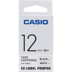Feliratozógép szalag kompatibilis XR-12WE1 12mmx8m Casio fekete/fehér Irodatechnika, kellékei Eco