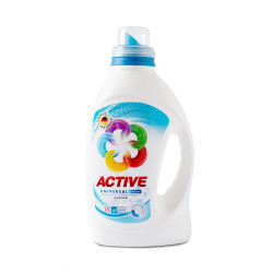 Mosógél 1,5 liter (30 mosás) fehér és színes ruhákhoz Active Universal Iroda üzemeltetés, munkavédelem Active