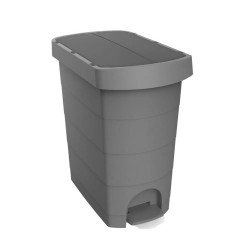 Szemetes kuka pedálos műanyag 60 literes Pelikán Slim eco antracit színű antracit tetővel Író- irodaszer, papíráru Alpha