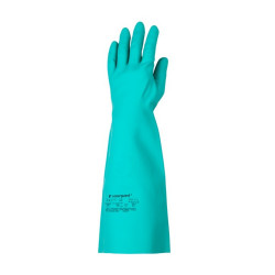 Gumikesztyű vegyszerálló 10-es méret 45 cm hosszú Nitril zöld_Coverguard Iroda üzemeltetés, munkavédelem Egyéb