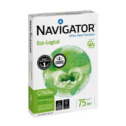 Másolópapír A4, 75g, Navigator Eco-Logical, CIE 169 fehérség, prémium minőség, 500ív/csomag Író- irodaszer, papíráru Navigator