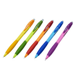 Golyóstoll nyomógombos 0,7mm Vinson 8501 vegyes test displ 36 db/display Író- irodaszer, papíráru Vinson