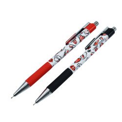 Golyóstoll nyomógombos 0,7mm Vinson Lipstick 222 vegyes test displ 24 db/display Író- irodaszer, papíráru Vinson