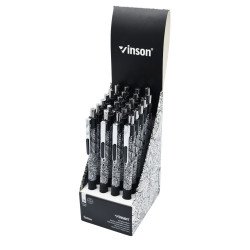 Golyóstoll nyomógombos 0,7mm Vinson Tattoo 103 vegyes test displ 24 db/display Író- irodaszer, papíráru Vinson